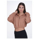 Target Γυναικεία ζακέτα Loose Cropped Jacket Fleece "Icon"